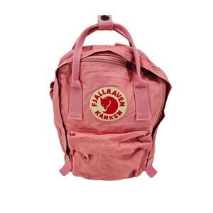 Fjallraven Kånken Classic Mini Backpack Color Bubble Gum Pink 10" VSCO Gorp